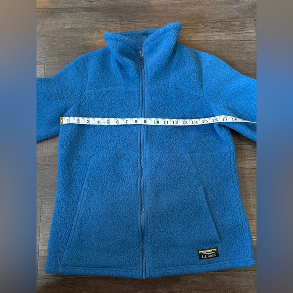 L.L. Bean Vibrant Blue Fleece Jacket - Picture 2 of 5